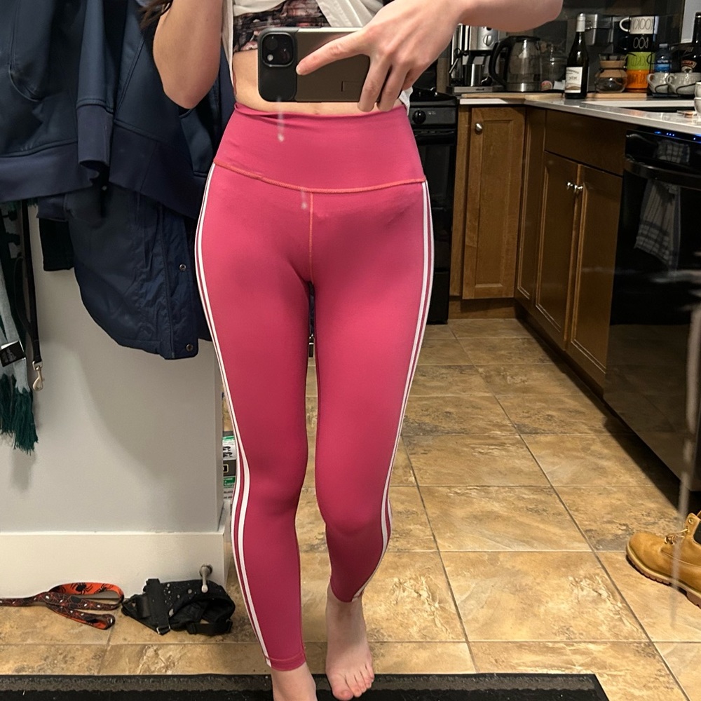 Pink Adidas leggings